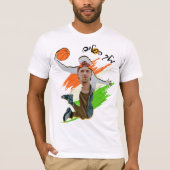 Custom Basketball Foto - King of Baskets T-Shirt (Vorderseite)