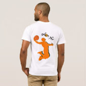 Custom Basketball Foto - King of Baskets T-Shirt (Schwarz voll)