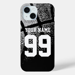 Custom Basketball Jersey Nummer iPhone 15 Fall Case-Mate iPhone Hülle