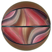 Custom Basketball mit Abstrakter Kunst (Vorderseite)