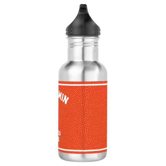 Custom Basketball Modern Kids  Edelstahlflasche (Rechts)