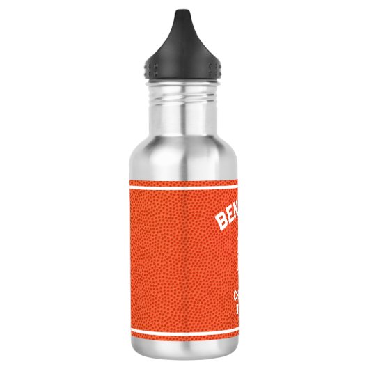 Custom Basketball Modern Kids Edelstahlflasche (Links)