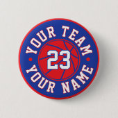 Custom Basketball Player Button (Vorderseite)