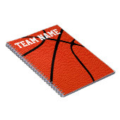 Custom Basketball Player, Coach oder Team Notebook Notizblock (Rechte Seite)