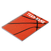 Custom Basketball Player, Coach oder Team Notebook Notizblock (Linke Seite)