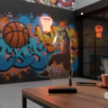 Custom Basketball Player Foto Statuette