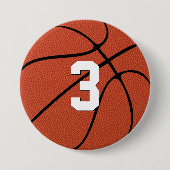 Custom Basketball Player Jersey Nummer oder Buchst Button (Vorderseite)
