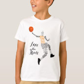 Custom Basketball Player Liebe the Game T-Shirt (Vorderseite)