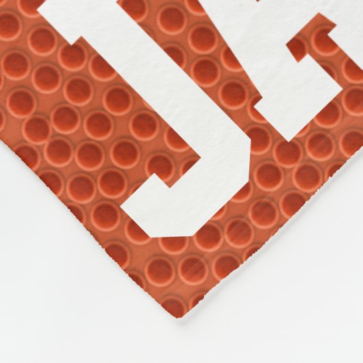 CUSTOM Basketball Skin Fleece Blankon (Ecke)