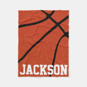CUSTOM Basketball Skin Fleece Blankon (Vorderseite)