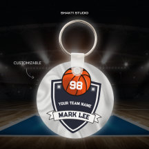 Custom Basketball Sports Team Schlüsselanhänger