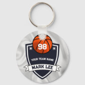 Custom Basketball Sports Team Schlüsselanhänger (Vorderseite)