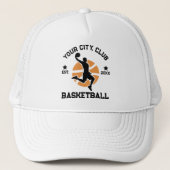 Custom Basketball Team Player Trucker Hat-Geschenk Truckerkappe (Vorderseite)