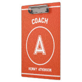 Custom Basketball Textured Coach Sporty Klemmbrett (Links)