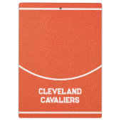 Custom Basketball Textured Coach Sporty Klemmbrett (Rückseite)