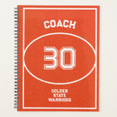 Custom Basketball Textured Orange Planer (Vorderseite)