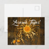 Custom, baskisches Symbol Eguzkilore oder Sonnenbl Postkarte (Vorne/Hinten)