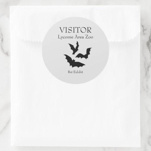 Custom Bat Exhibit Stickers (Tasche)
