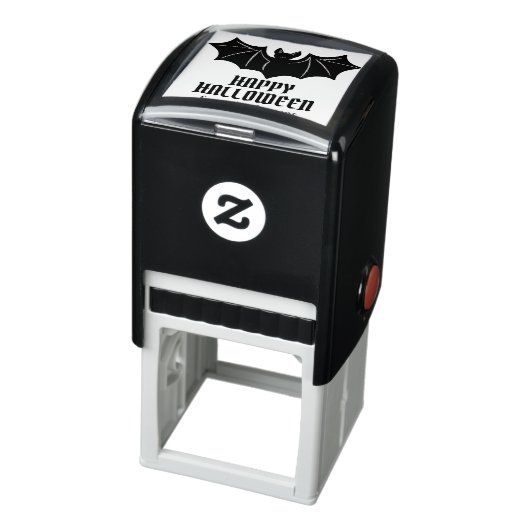 Custom Bat Happy Halloween Geschenk Briefmarke Permastempel (Produkt)
