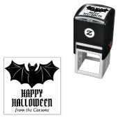 Custom Bat Happy Halloween Geschenk Briefmarke Permastempel (Beispiel)