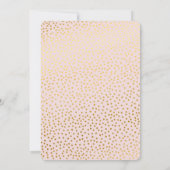 CUSTOM Bat Mitzvah Invite blassrosa gold DANIELLE Einladung (Rückseite)