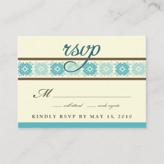::custom: bat mitzvah RSVP card Begleitkarte