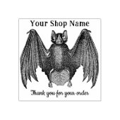 Custom Bat Small Business Vielen Dank Gummistempel (Prägung)