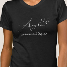 Custom Batchelorette Party Modernes Minimalistisch T-Shirt