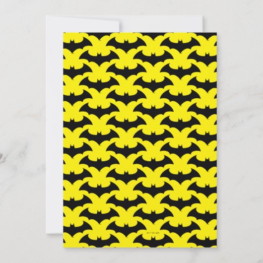 Custom Batman Baby Shower Einladung (Rückseite)