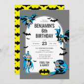 Custom Batman Boy's Geburtstag Einladung (Vorne/Hinten)