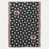 Custom Bauhaus Geometric Valentine's Day Decke (Vorderseite Vertikal)