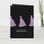 Custom Be My Greeter Wedite Einladung - LILA Krabb (Rückseite)