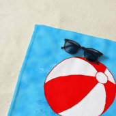 Custom Beach Ball Pool Toys Curly Waves Strandtuch (Beispiel)