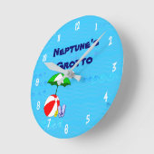 Custom Beach Ball Pool Toys Uhr Weiße Zahlen (Winkel)