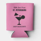 Custom Beach Bridge Junggeselinnen-Abschied Social Dosenkühler (Vorderseite)