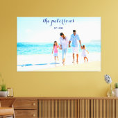 Custom Beach Family Foto Personalisiert Leinwanddruck (Insitu (Wohnzimmer))
