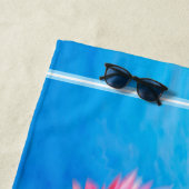 Custom Beach Handtuch Leapfrog spritzen für ihn. (Beispiel)