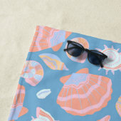 Custom Beach Handtuch - Seashell Summer Design (Beispiel)