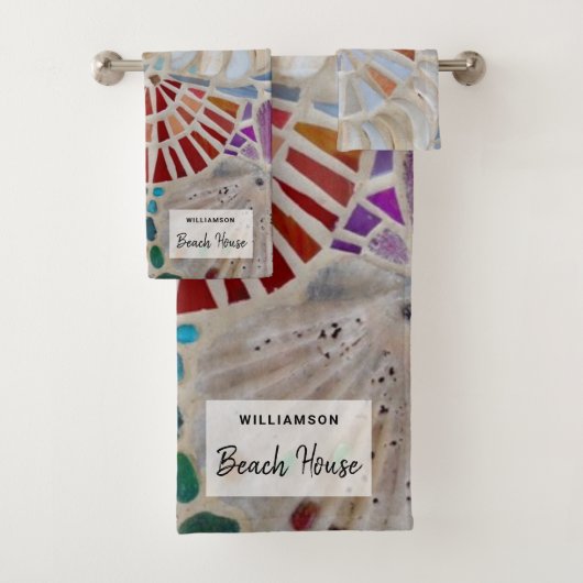 Custom Beach House Badhandtuch Set (Insitu)
