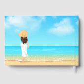 Custom Beach House Gästebuch (Rückseite)