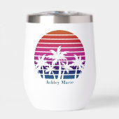 Custom Beach House Niedlich Tropical Palm Tree (Vorderseite)