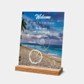 Custom Beach House Rentals Home Wifi Instructions  Acrylschild (Winkel)