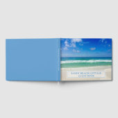 Custom Beach House Schöne Ocean Fotografie Gästebuch (Voll)