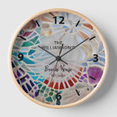 Custom Beach House Uhr (Vorderseite)