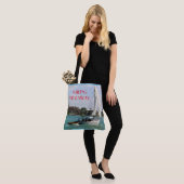 Custom Beach Jumbo Tote Bag Tasche (Am Model)