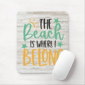Custom Beach Mousepad (Mit Mouse)