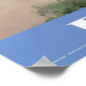 Custom Beach Pavillon Art Print Poster (Ecke)