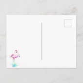 Custom Beach Sunset MIAMI BEACH Florida Romantisch Postkarte (Rückseite)