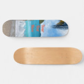 Custom Beach Themed Skateboard Deck (Horizontal)