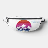 Custom Beach Vacation Niedlich Tropical Palm Tree Bauchtasche (Ablage )